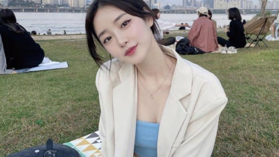 한강와서 진드기 물릴뻔 했어요!